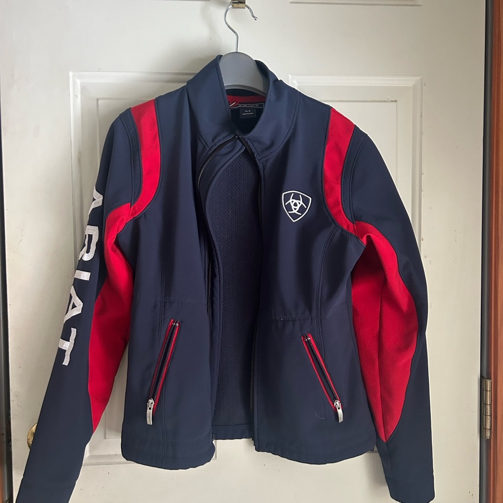 Ariat Navy and Red Jacket